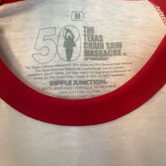 Welcome to Texas Slaughter Family RX Chainsaw Massacre 1/4 sleeve.  Medium - Picture 4 of 7